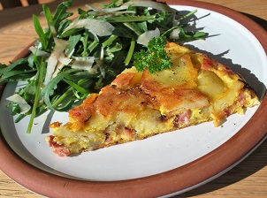 Spanish Tortilla with Bacon